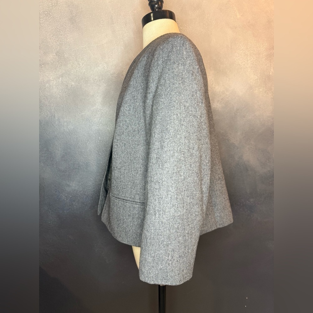 Pendleton Women’s Gray 100% Virgin Wool Blazer Jacket – Size 40 – Made in USA - Picture 8 of 10